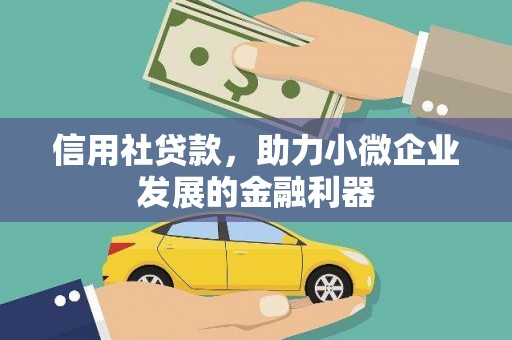 禄劝信用社贷款，助力小微企业发展的金融利器