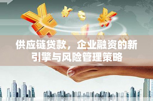 禄劝供应链贷款，企业融资的新引擎与风险管理策略