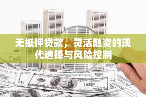 禄劝无抵押贷款，灵活融资的现代选择与风险控制