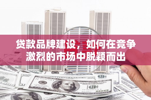 禄劝贷款品牌建设，如何在竞争激烈的市场中脱颖而出