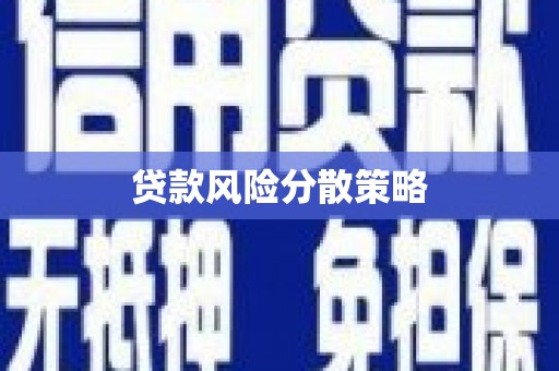禄劝贷款风险分散策略