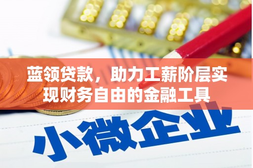 禄劝蓝领贷款，助力工薪阶层实现财务自由的金融工具