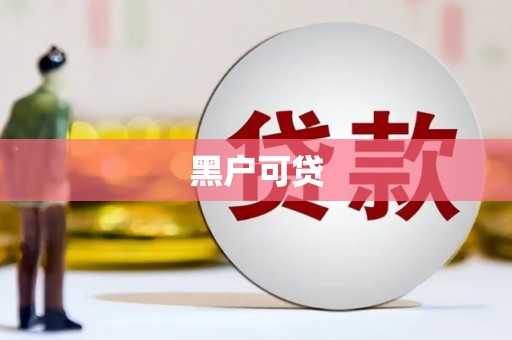 禄劝黑户可贷